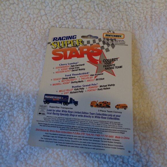 Dale Earnhardt #3 Matchbox Super Stars Goodwrench 1/64 Diecast Car - Picture 10 of 10